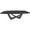 BONTEMPI tavolo fisso a botte con struttura antracite BACH 53.92 220x116 cm - 53.92-M310-CR002