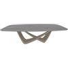 BONTEMPI tavolo fisso a botte con struttura sabbia BACH 53.92 220x116 cm - 53.92-M312-CR006