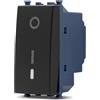 MAPAM INTERRUTTORE BIPOLARE SUN COMPATIBILE VIMAR ARKE' NERA SUN-N-MAPSUN-F902NE