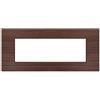 MAPAM PLACCA TECNOPOLIMERI GEM CILIEGIO SPAZZOLATO 7 POSTI COMPATIBILE PLANA MAPP7P-MAPGEM-P6007SP-CI