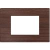 MAPAM PLACCA TECNOPOLIMERI GEM CILIEGIO SPAZZOLATO 3 POSTI COMPATIBILE PLANA MAPP3P-MAPGEM-P6003SP-CI