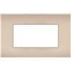 MAPAM PLACCA TECNOPOLIMERI SUN CHAMPAGNE 4 POSTI COMPATIBILE VIMAR ARKE' SUN P-MAPSUN-P9004-CH