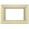 MAPAM PLACCA TECNOPOLIMERI CHAMPAGNE 3 POSTI COMPATIBILE MATIX MAPT3P-MAPJOY-P5003-CH