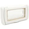 MAPAM SUPPORTO IDROBOX IP55 4 POSTI BIANCO COMPATIBILE VIMAR PLANA MAPT2ID-MAPGEM-P6004ID-BI