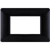 MAPAM PLACCA TECNOPOLIMERI NERA 3 POSTI COMPATIBILE MATIX MAPT3P-MAPJOY-P5003-NE