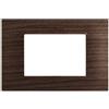 MAPAM PLACCA TECNOPOLIMERI CILIEGIO 3 POSTI COMPATIBILE PLANA MAPP3P-MAPGEM-P6003-CI