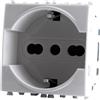 MAPAM PRESA 2P+T 16A BIV.ST.ITALIANO/TEDESCO SCHUKO 3 COMPATIBILE PLANA MAPT2PR-MAPGEM-F614BI
