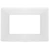 MAPAM PLACCA TECNOPOLIMERI BIANCA 3 POSTI COMPATIBILE MATIX MAPT3P-MAPJOY-P5003-BI