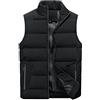 YOUTHUP Gilet da Uomo Inverno Senza Maniche Cappotto Antivento Caldo Spesso Vest, Nero LHB-01, M