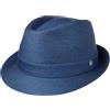 LIERYS Payato Jeans Denim Trilby Fedora Cappello 100% Cotone Prodotto in Italia Donna Uomo