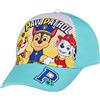 PAW PATROL Cappellino da baseball per bambini, regolabile, chiusura a catena, cappello, protezione solare, facile da pulire, si adatta perfettamente, berretto, Azzurro, 52