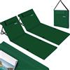 BAKAJI Set 2 Lettini Spiaggia Stuoia Materassino Mare Pieghevole Regolabile Verde