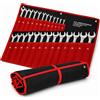 BAKAJI Set Chiavi Combinate 25pz Fisse e Stella 6-32mm in Acciaio Carbonio con Astuccio