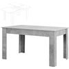 Shally Dogan Tavolo da Pranzo Allungabile Estensibile 90 x 140 - 190 cm Salvaspazio Grigio