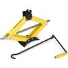 DUNLOP Cric sollevatore Auto Martinetto a forbice per Gomme 1500 KG SCISSOR JACK DUNLOP
