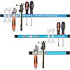 KINZO 3pz Barra Magnetica Portautensili Porta Attrezzi da Lavoro Coltelli 20/30/45cm
