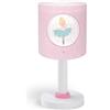 Dalber Lampada da tavolo per bambini, luce da comodino e luce notturna Princess Dance Ballerina Rosa, 60911, G4-4W LED - Lampadina inclusa