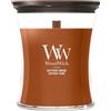 WoodWick Candela profumata | Candela a Clessidra Media | Saffron Smoke | Regali Perfetti per Donne
