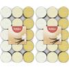 Bolsius - 30 Tealight Profumati - Vaniglia - Durata di Combustione di 3.5 Ore - Diametro 38 mm - Estratti Naturali - Contiene Cera Vegana - Senza Olio di Palma (Confezione da 2)