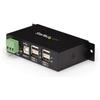 StarTech.com HUB USB 2.0 Industriale in metallo a 4 porte con protezione da sovr