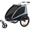 Thule Carrellino rimorchio bici per bambino THULE Coaster XT bike trailer+Stroll- light blue