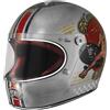 PREMIER Casco Integrale Premier Trophy Pin Up Old Style Silver