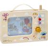 LILLIPUTIENS - Carillon Animato in Legno Joe Il Drago - Giocattolo Musicale per Bambini dai 10 Mesi - Melodia Fly Me to The Moon - Stimola la Vista e Lo Sviluppo Musicale - 24 cm - 83635