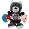 LILLIPUTIENS - Peluche di attività Louis - Giocattolo da Viaggio con Ventosa per Auto, Treno... - attività sonore e Luminose - Stimola e intrattiene Il Bebè in Movimento - dalla Nascita - 83525