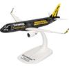 Herpa Snap-Fit modello di aereo Eurowings Airbus A320 BVB Mannschaftsairbus (2025), in scala 1:200, modello di aereo, pezzo da collezione, miniatura deco, statuetta con supporto in plastica