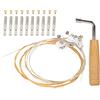 Milisten Arpa Lyra - Corde di ricambio per unghie con tuning wrench per lyra arpa e accessori vertebrali