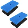 Tinoaly 4 Pezzi di Cuscinetti Filtranti per Laghetti di Ricambio, Spugna Filtrante Fine e Grossolana Compatibile con Filtro 52231 52229 per Laghetti Esterni Acquari Fontane Cascate (Nero, Blu)