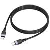 HOCO X109CC3.BK - Cavo Dati X109 Fast Charge in Silicone 60W Type-C to Type-C (L=3M) - Black