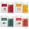 exatta Cialde di Cera Profumata, Tart Profumate Cera Profumata, Cera di Soia Naturale, Mela e Cannella, Legno di cCedro, Pan di Zenzero, Vino, Cera Profumata per Natale, Inverno, Autunno