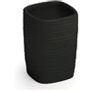 Gedy Portaspazzolino Gedy in ceramica nera | Kelly