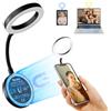 Rollei Luce Selfie per Telefono, Rollei Luce ad Anello per Cellulare Compatibile con iPhone Android Smartphone Tablet Laptop, Mini Ring Light per Streaming TikTok Webcam Zoom, Luce-Selfie-Light-Anello-LED