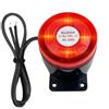 Switian Sistema di allarme di sicurezza con luce lampeggiante da 120 dB e sirena, allarme elettronico per la casa, materiale ABS, resistente all'umidità (filo da 20 cm)