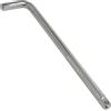 Aerzetix - C64824 - Barra braccio di forza per chiave a bussola 1/2x300mm - impugnatura a ''L'' - adattatore lungo chiave angolare serraggio - in acciaio CR-V 50BV30 - colore argento