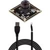 Arducam Scheda fotocamera USB a colori con otturatore globale da 100 fps, modulo webcam UVC OV9782 da 1 MP con lente M12 a bassa distorsione senza microfoni