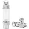 EVTSCAN Sistema acquario Regolatore di CO2 Valvola di ritegno a spillo Contatore di bolle Accessorio per acquario(Single+check bubble)