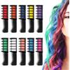 NiceNaiils 10 Colori Gessetti Colorati Per Capelli, Halloween Carnevale Colori Per Capelli Per Bambini 5-15 Anni, Lavabili Non Tossici,Trucchi Per Bambina I Alternativa Naturale A Spray E Lacca Colorata