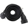 Zenitech - Prolunga Elettrica 16A 3680W - Cavo HO5VV-F 3G1,5 mm² Lunghezza 10m - Spina e Presa Schuko Tipo F Universale - Ideale per Casa e Ufficio - Colore Nero