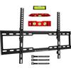 Maclean Supporto TV, Universale OLED/QLED/LCD/LED/Plasma max VESA 600x400, 32-80, 45 kg, regolazione dell'inclinazione +0°~-10°,Ultra sottile Distanza dalla parete 28 mmm MC-413