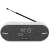 TechniSat DIGITRADIO BT 2 - Altoparlante Bluetooth portatile di alta qualità con radio digitale DAB+ (FM, orologio, sveglia timer, custodia impermeabile, memoria preferita, AUX-in, batteria, 20 Watt),