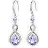 Eusense Orecchini Goccia Pendente Orecchini Infinito in Alessandrite Gioiello per Donna, Regalo per Festa della Mamma Anniversario o San Valentino