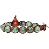 Generico Bracciale Tamashii Originale Tibetano BHS900-280 in Prehnite Naturale, Gioiello Unisex per Accettazione e Lucidità Mentale - Modello 1 Giro, Regolabile, Pietra Rara