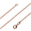 Avesano Collana Donna Rolo 1,7mm in 925 Argento Sterling Placcato in Oro Rosa, 42-90 cm, 101011-450