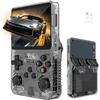 KUWUNG R36s - Console da gioco portatile retrò con display da 3,5 pollici, scheda TF da 64 GB e 15.000 giochi classici, console portatile R36s (nero)