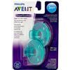 Avent - Soothie - Ciuccio dall'America - a partire da 3 mesi (3 m+) - Confezione da 2 - Verde