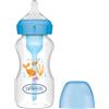 Dr. Brown's Biberon Anticoolici a bocca larga Options+ 270ml Blu - Bosco Biberon +0 mesi