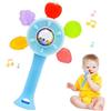 LinStyle Giocattolo Sonaglio per la Dentizione del Neonato 0 3 6 9 mesi,Giocattolo Sensoriale Montessori, Silicone Giocattoli Per Sviluppo Motorio Fine Neonati, Regali per Bambini da 0-36 mesi